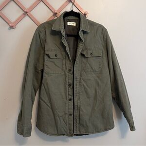 Line of Trade Men's Olive Green Shirt Jacket